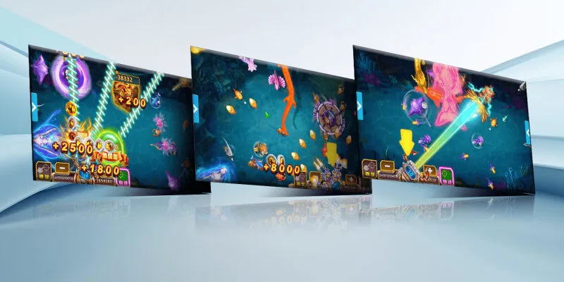 Vũ khí hiện đại trong game giúp người chơi dễ dàng hạ gục các loài cá